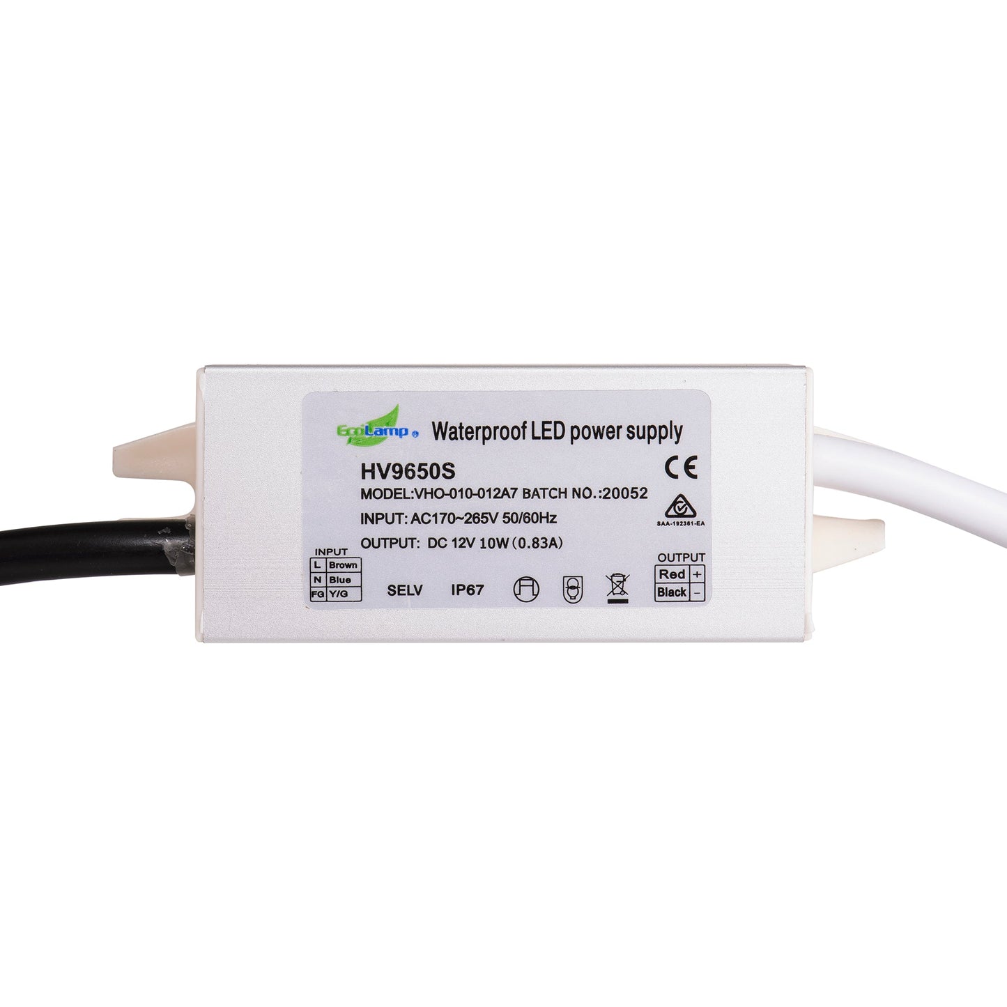 12v Dc Ip66 Weatherproof LED Driver HV9650s