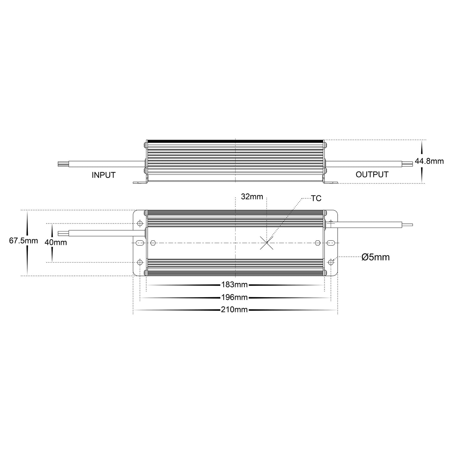 Hv9658-100w - 100w Weatherproof LED Driver