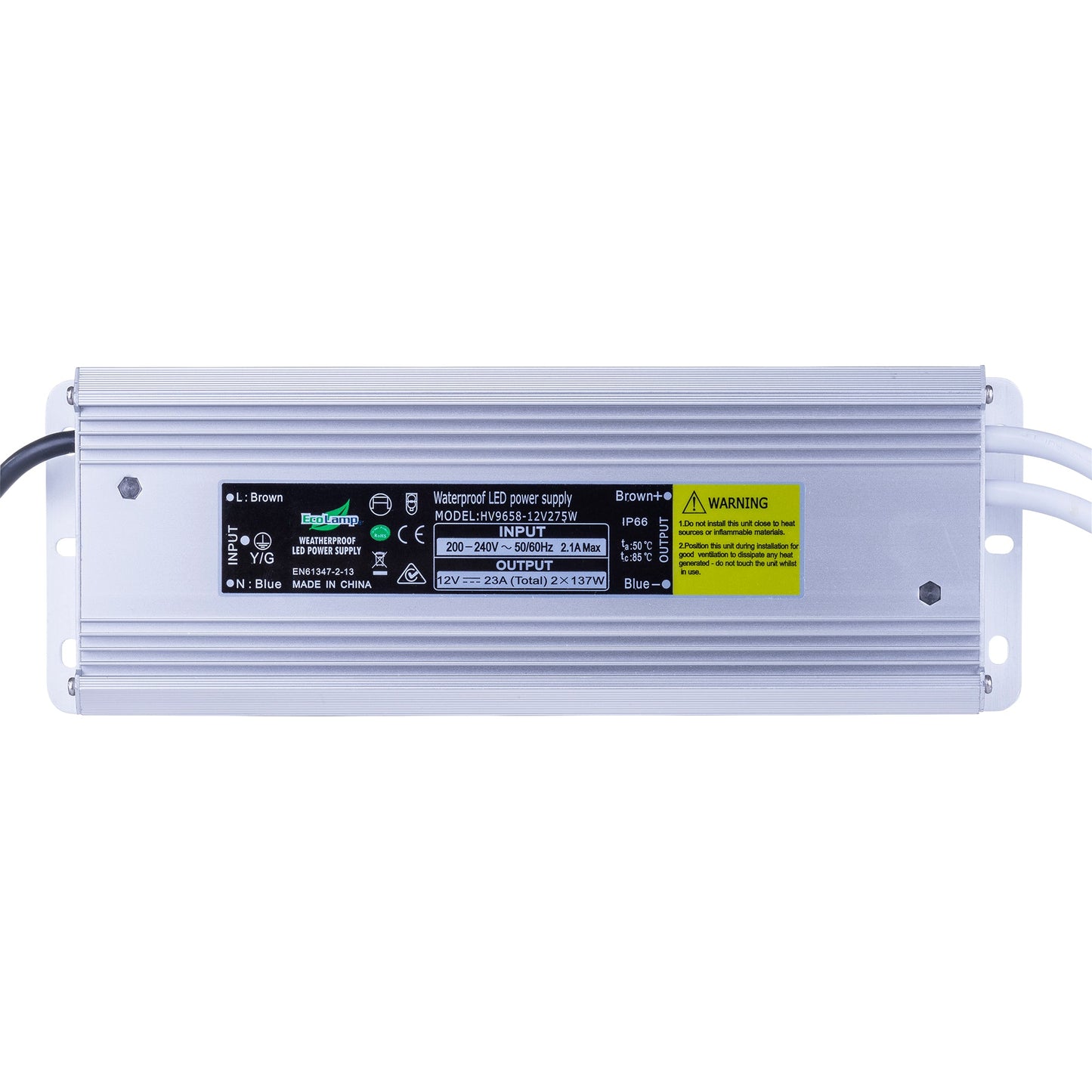 24v Dc Ip66 High Power Factor Weatherproof LED Driver HV9658-24v300w