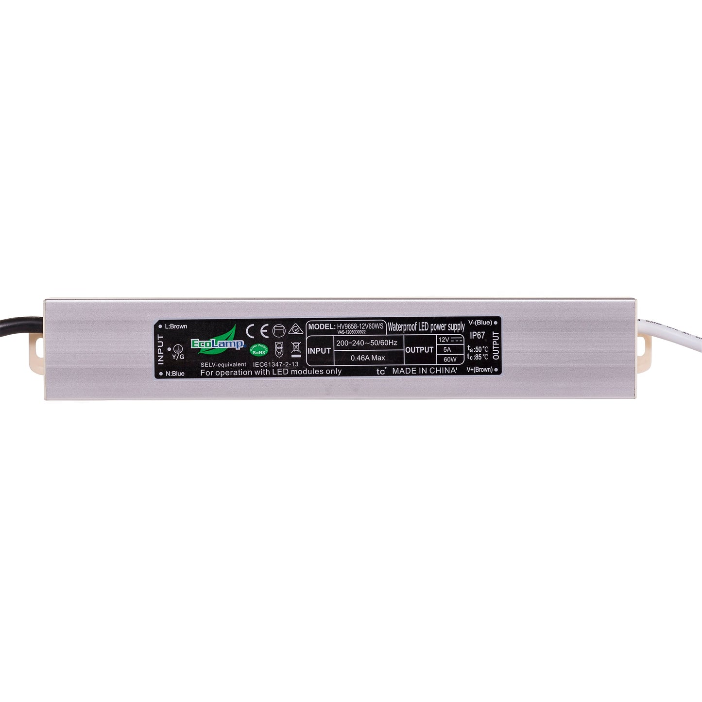 Hv9658-60ws - 60w Slimline Weatherproof LED Driver