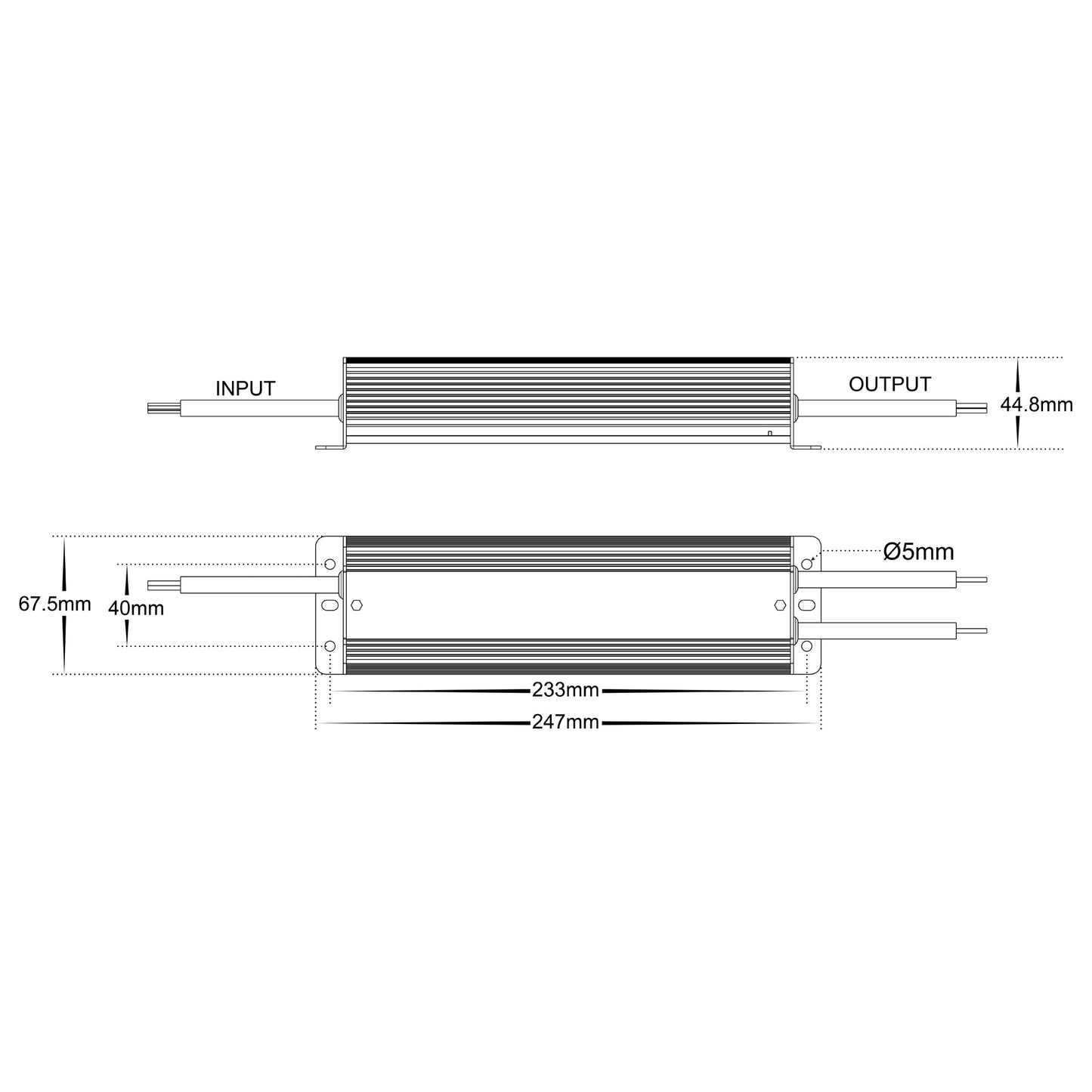 Hv9658-200w - 200w Weatherproof LED Driver