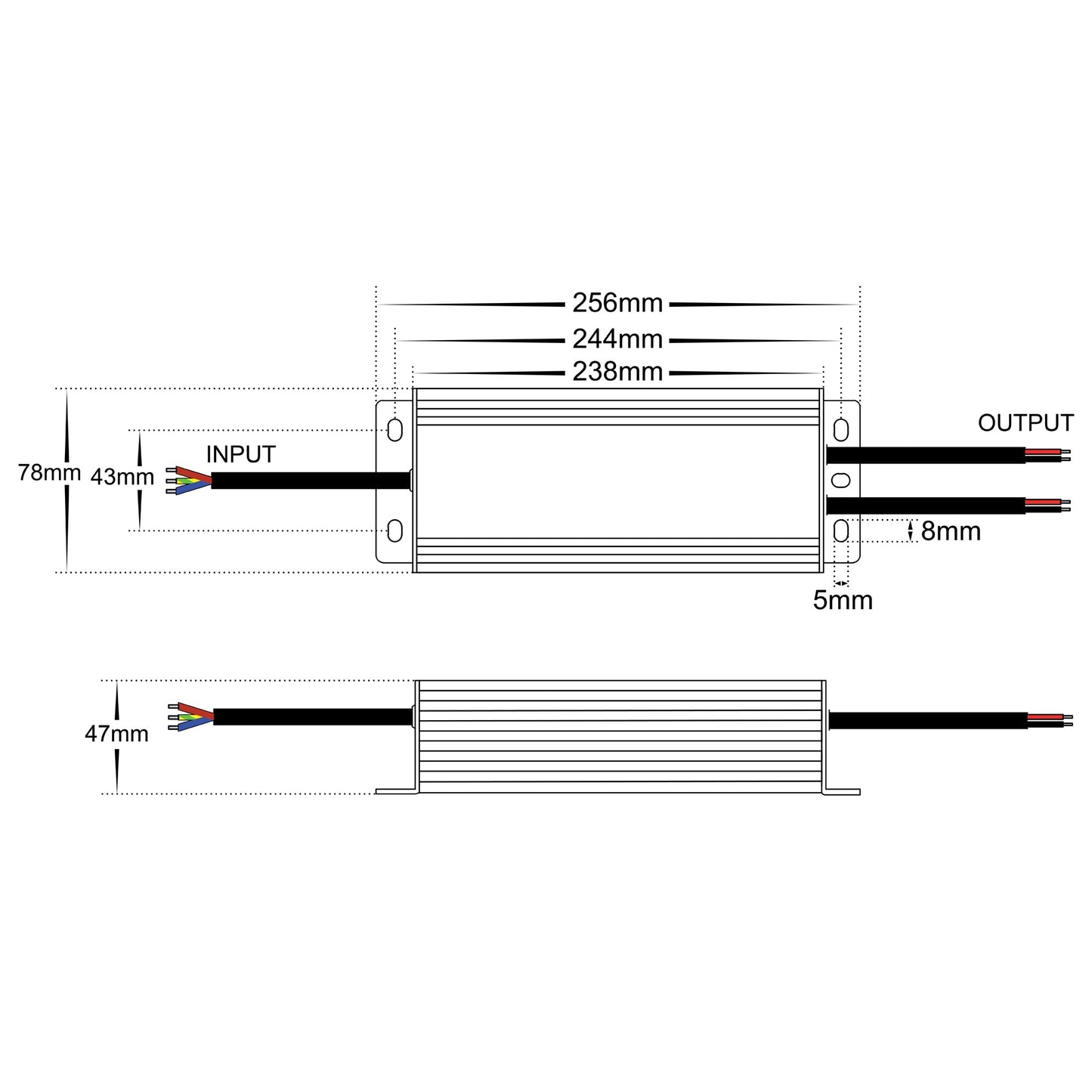 Hv9660-150w - 150w Weatherproof Dimmable LED Driver