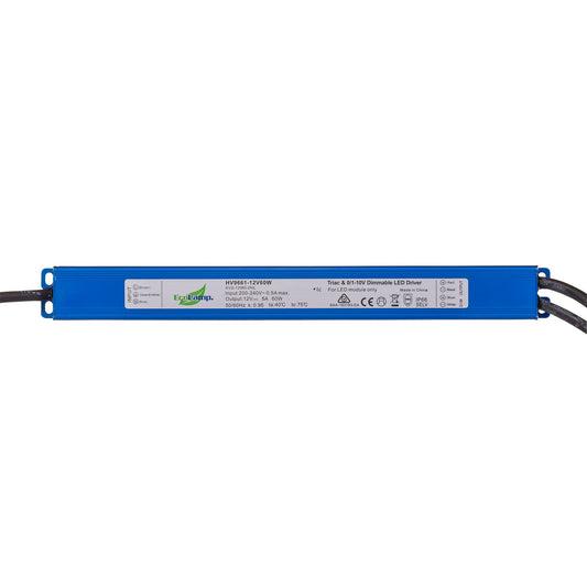 Hv9661-60w - 60w Triac + 0-1/10v Dimmable LED Driver