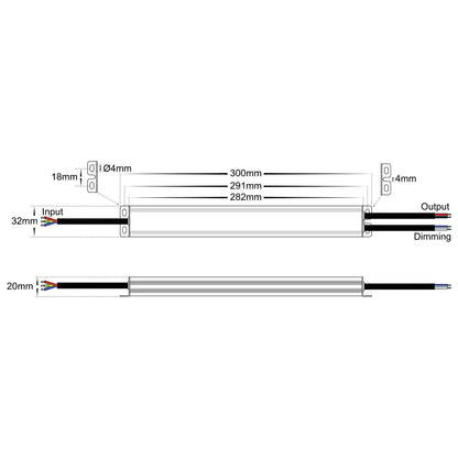 Hv9661-60w - 60w Triac + 0-1/10v Dimmable LED Driver