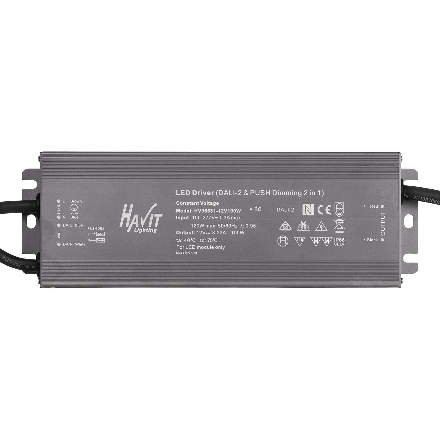 12v DC IP66 Dali Dimmable LED Driver