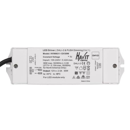 12v DC IP20 Dali Dimmable LED Driver 