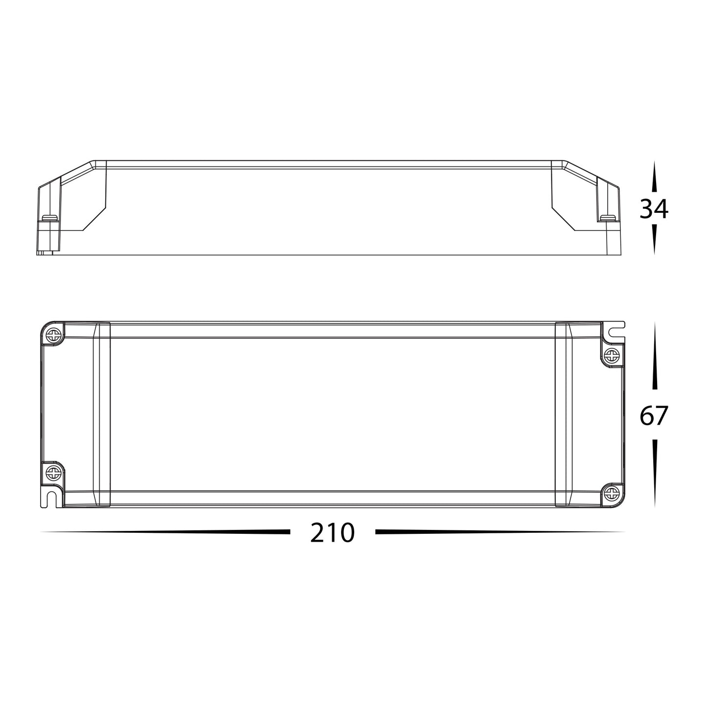 12v DC IP20 Triac Dimmable LED Driver 