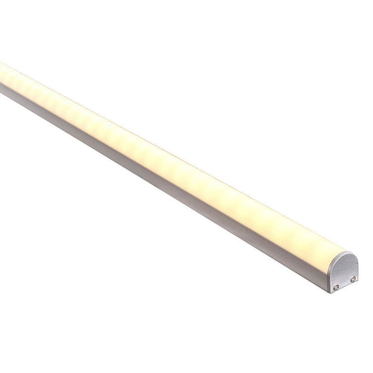 Hv9690-2119 - Silver Aluminium Profile With Rounded Diffuser