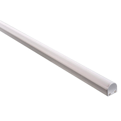 Hv9690-2119 - Silver Aluminium Profile With Rounded Diffuser