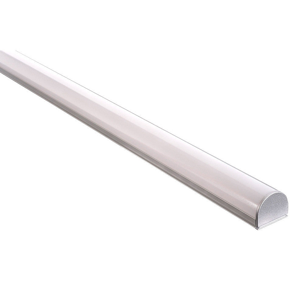 Hv9690-2618 - Shallow Square Aluminium Profile With Rounded Diffuser