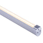 Wardrobe Aluminium Profile with Standard Diffuser per metre Supplied with 2x mounting clips per metre + 2x end caps per length