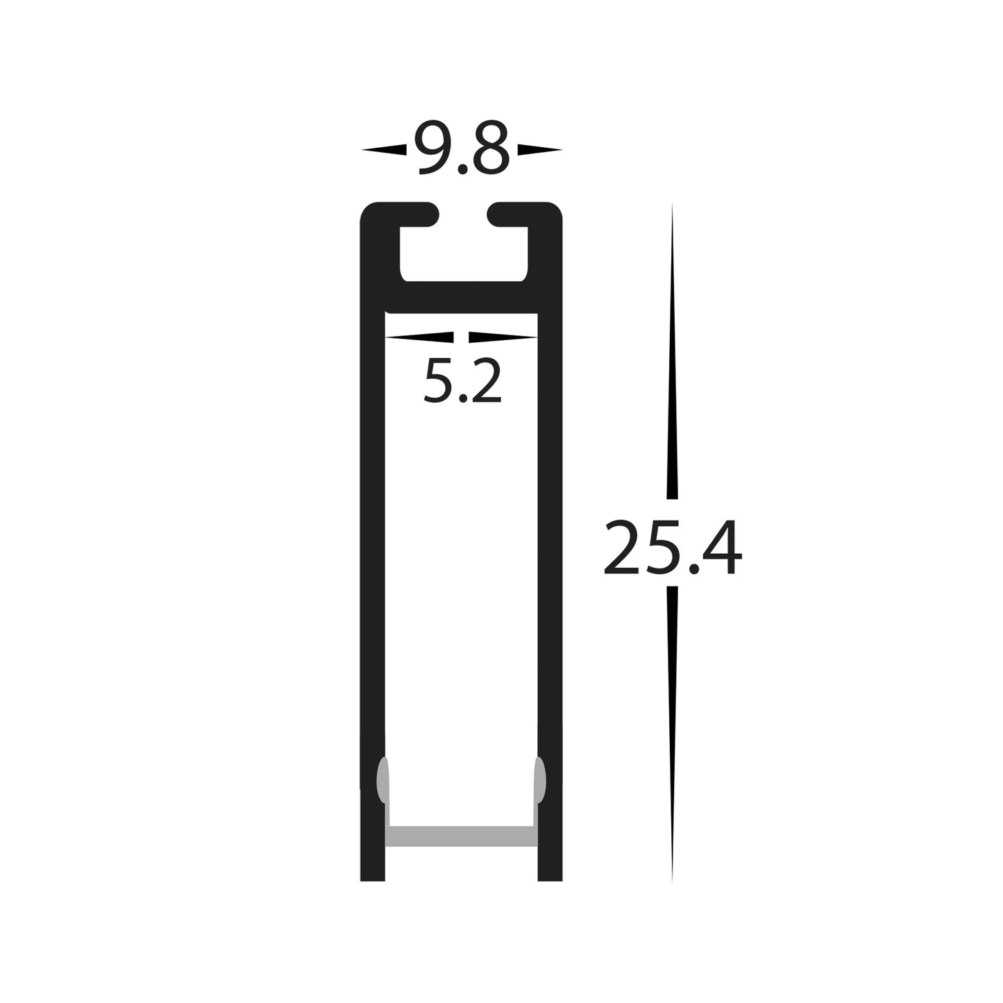 Standard Diffuser to suit HV9693-1045 per metre 