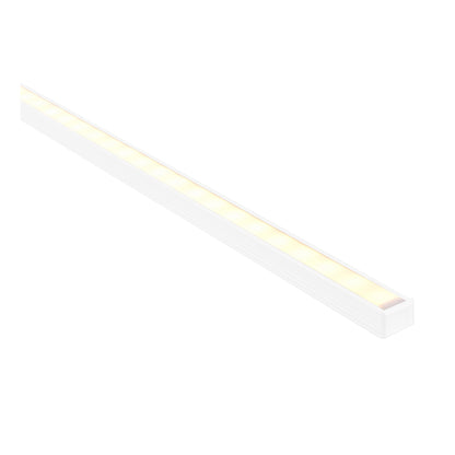 Hv9693-1612-Wht - White Shallow Square Aluminium Profile