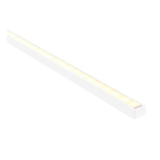 Hv9693-1612-Wht - White Shallow Square Aluminium Profile
