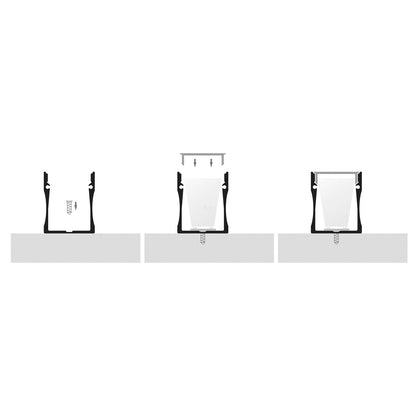 Hv9693-2320 - Deep Square Aluminium Profile
