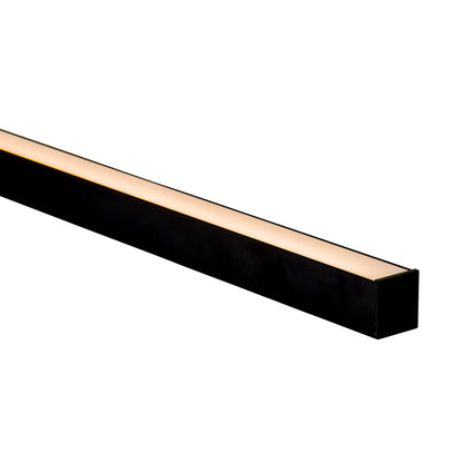 Hv9693-3537-Blk - Black Deep Square Aluminium Profile