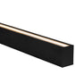 Deep Square Up & Down Black Aluminium Profile