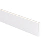 White Up & Down Side Mounted Aluminium Profile with Standard Diffuser per metre Supplied with 2x mounting clips per metre + 2x end caps per length