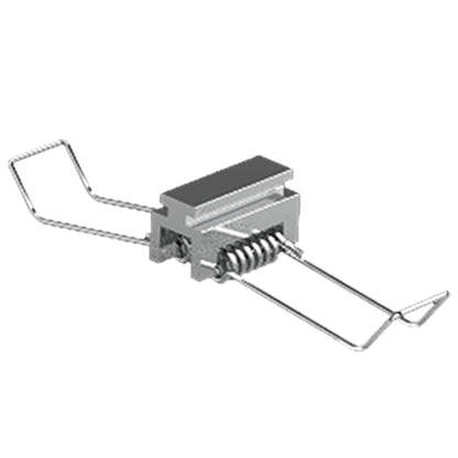 Hv9695-2520 - Deep Recessed Square Winged Aluminium Profile