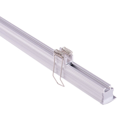 Hv9695-2520 - Deep Recessed Square Winged Aluminium Profile