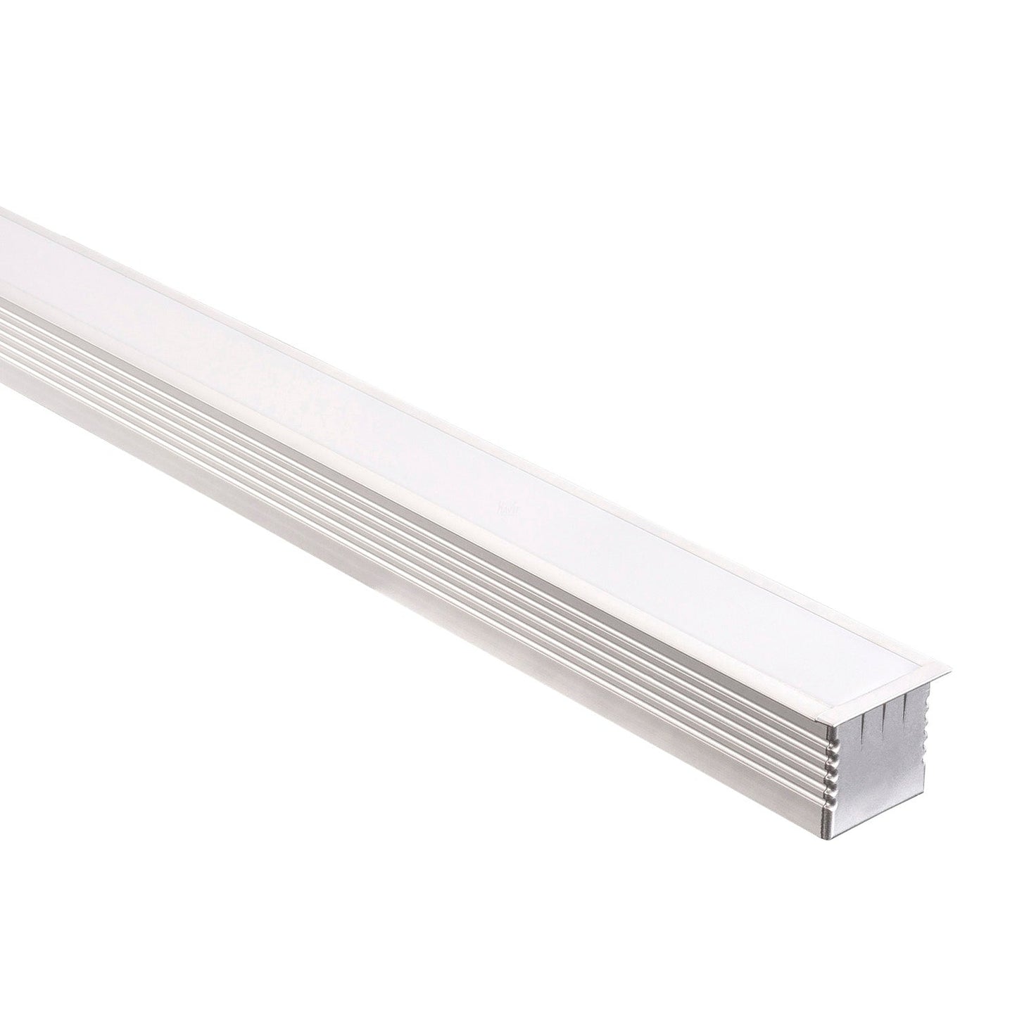 Hv9695-4540 - Deep Square Recessed Winged Aluminium Profile
