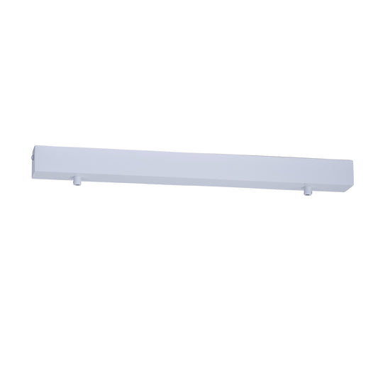 500mm Surface Mounted Rectangular Canopy White