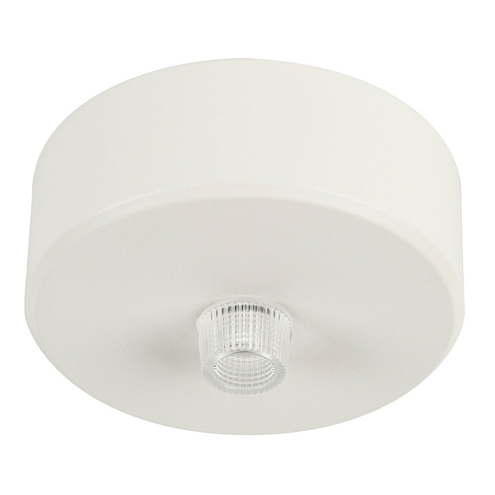 70mm Surface Mounted Round Canopy White 