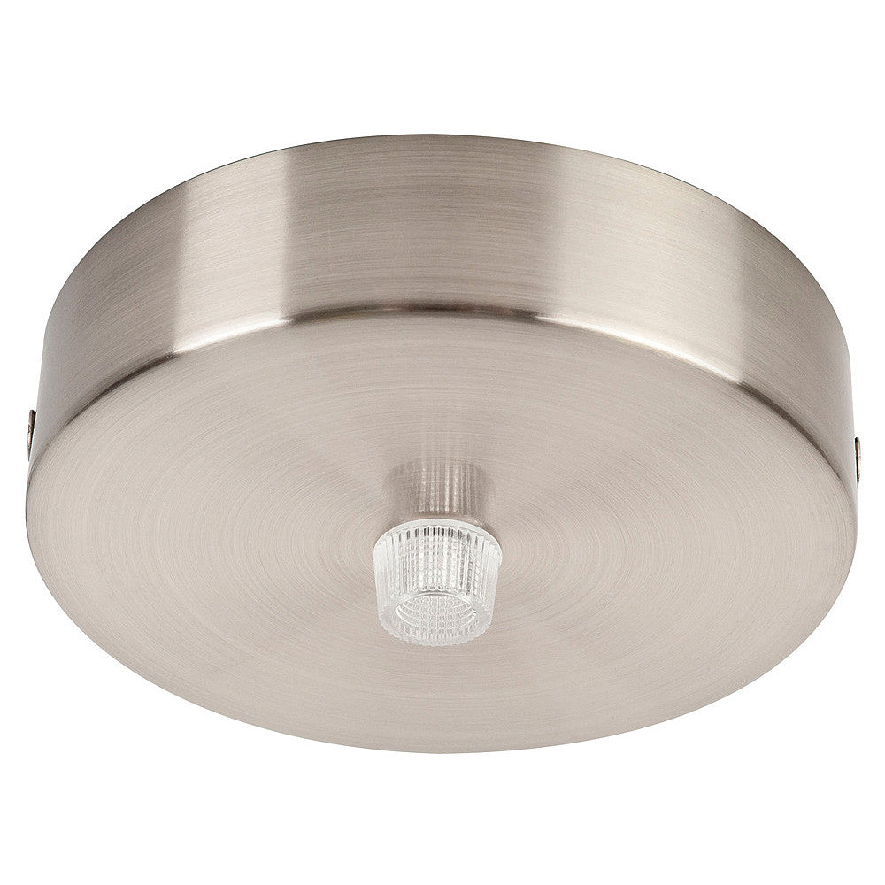100mm Surface Mounted Round Canopy Satin Chrome