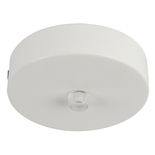 100mm Surface Mounted Round Canopy White