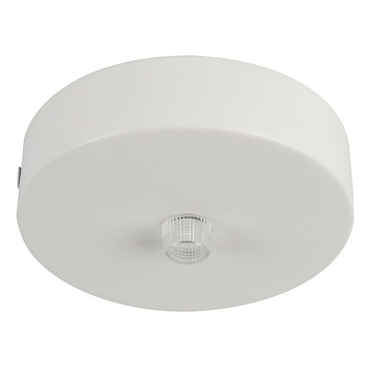 100mm Surface Mounted Round Canopy White 