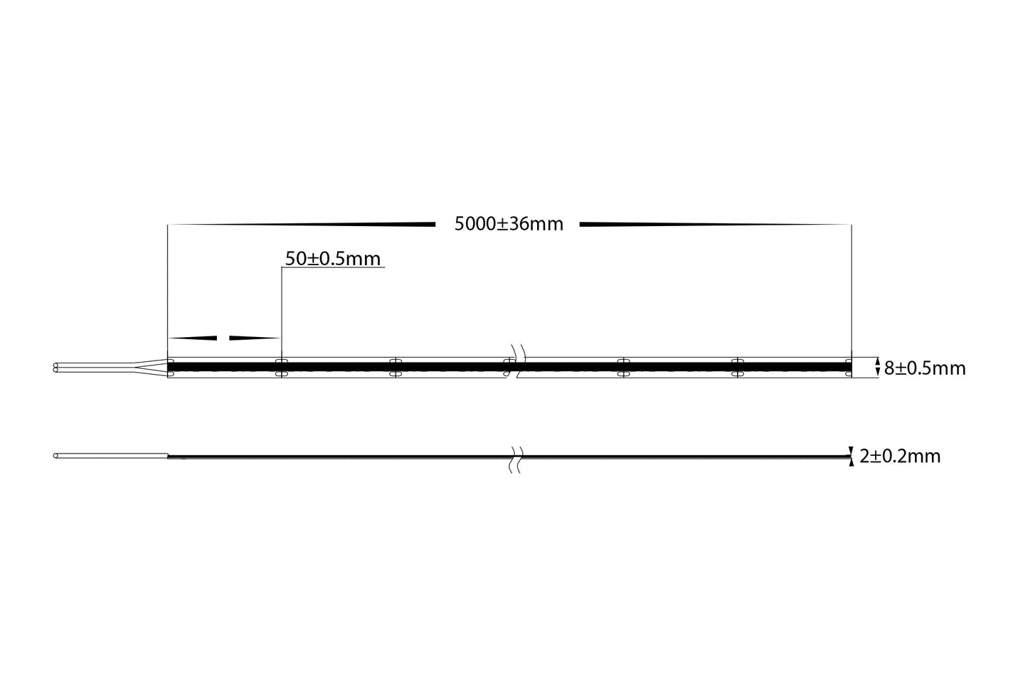 10w CSP Strip Lighting - IP20 / Per Metre