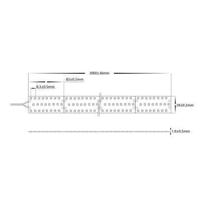 46W 2835 Strip Lighting - IP20 / 5 Metre Roll