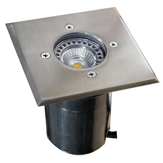 MR16 Inground Up Light (Square / 316 Stainless Steel Faceplate)