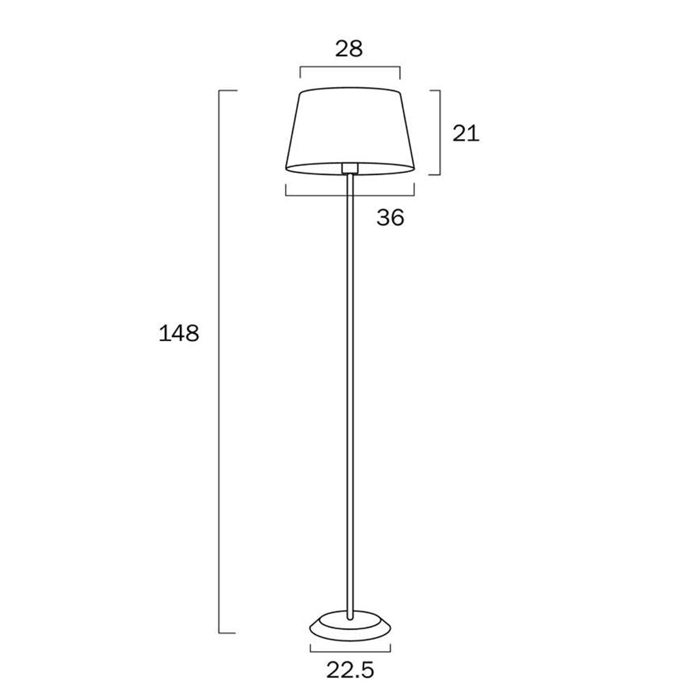 Jaxon Floor Lamp - Various Colours