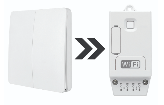 Kinetic 2 Gang Smart Rf Dimming Wall Switch