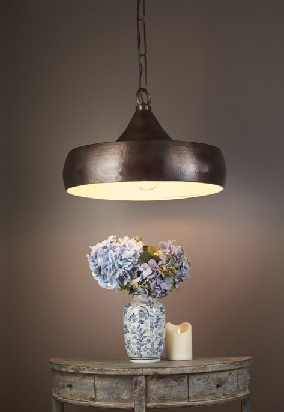 Lafayette Dark Brass One Light Pendant Discount Lighting Fans