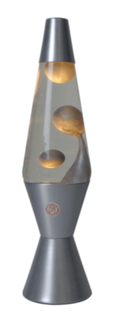 Lava Lamp Metallic Silver Lava and Base Discount Lighting Fans