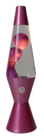 Lava Lamp Metallic Pink Lava and Base