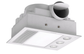 Linear Mini LED Heat Fan Light White Combination