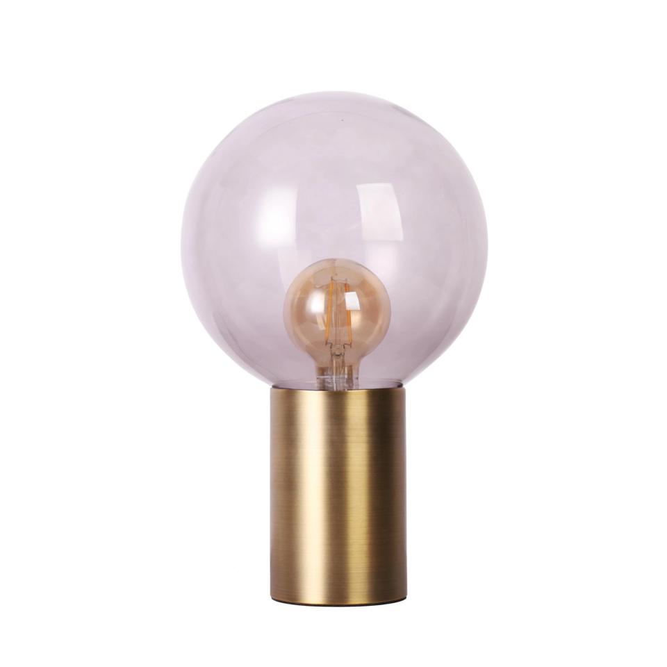 Terrazo Metallic Touch Table Lamp - LED Globe Included