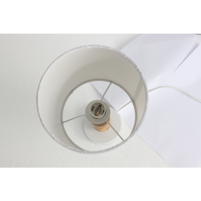 Cara Table Lamp - White