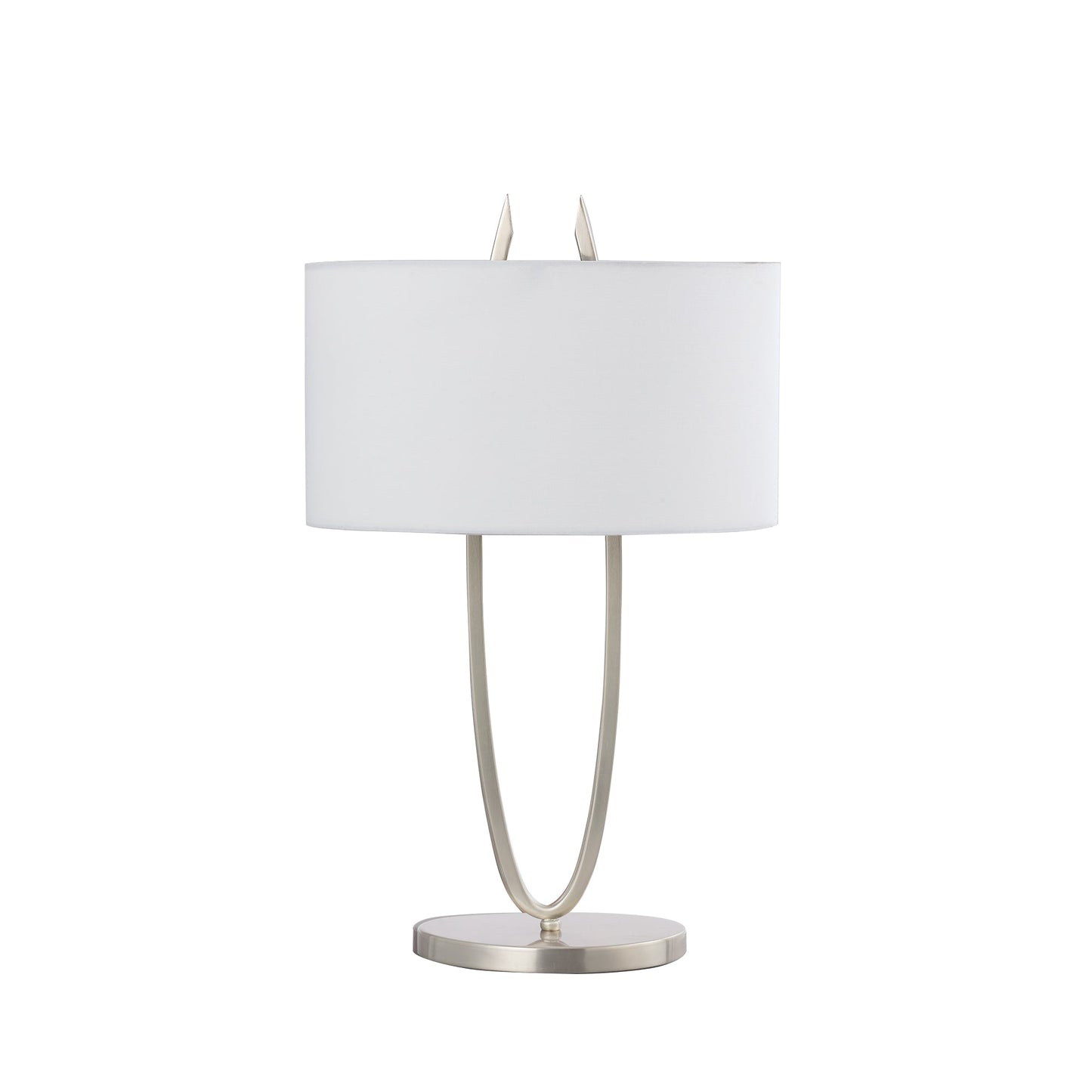Denise Table Lamp Satin Chrome