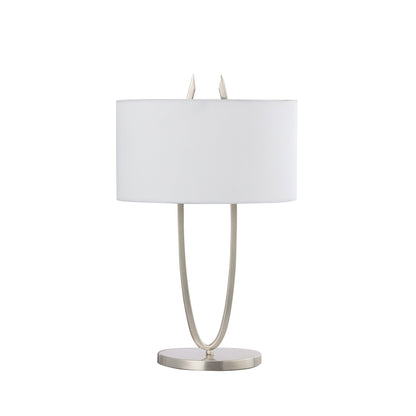 Denise Table Lamp Satin Chrome