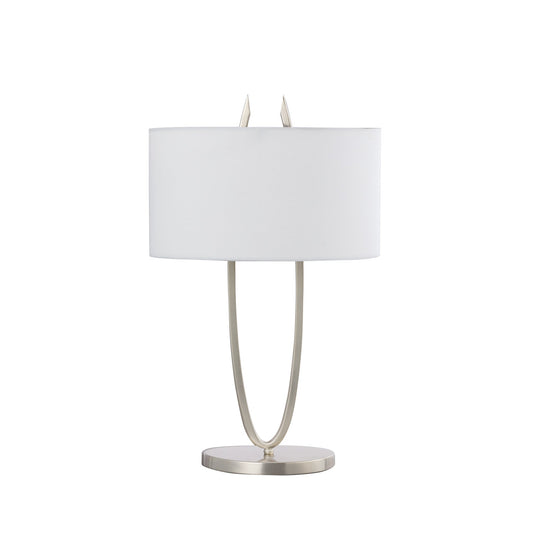 Denise Table Lamp Satin Chrome