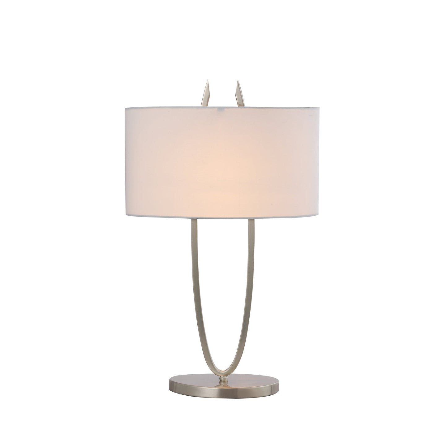Denise Table Lamp Satin Chrome
