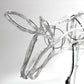 3d Illuminated LED Reindeer Stand Feeding With Motor | Three Colour Options