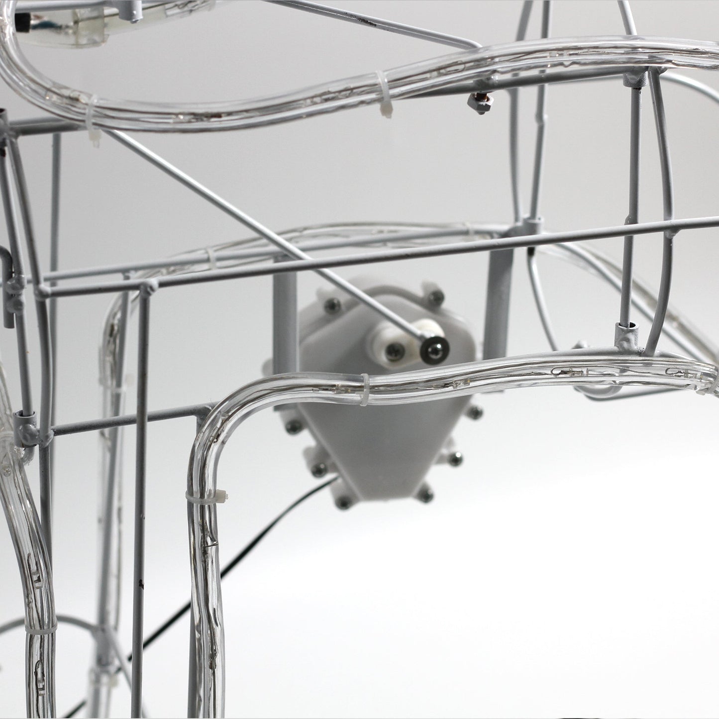 3d Illuminated LED Reindeer Stand Feeding With Motor | Three Colour Options