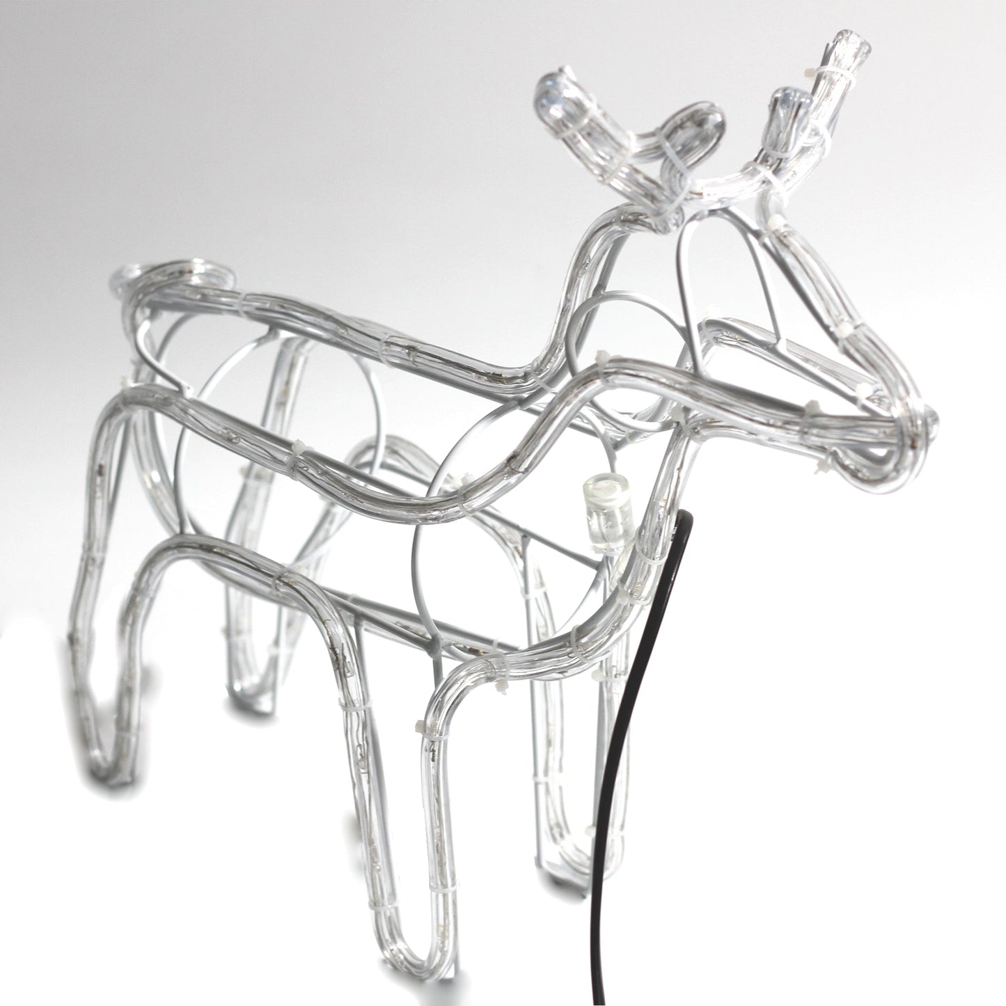 3d Illuminated LED Reindeer Family With Motor | Three Colour Options