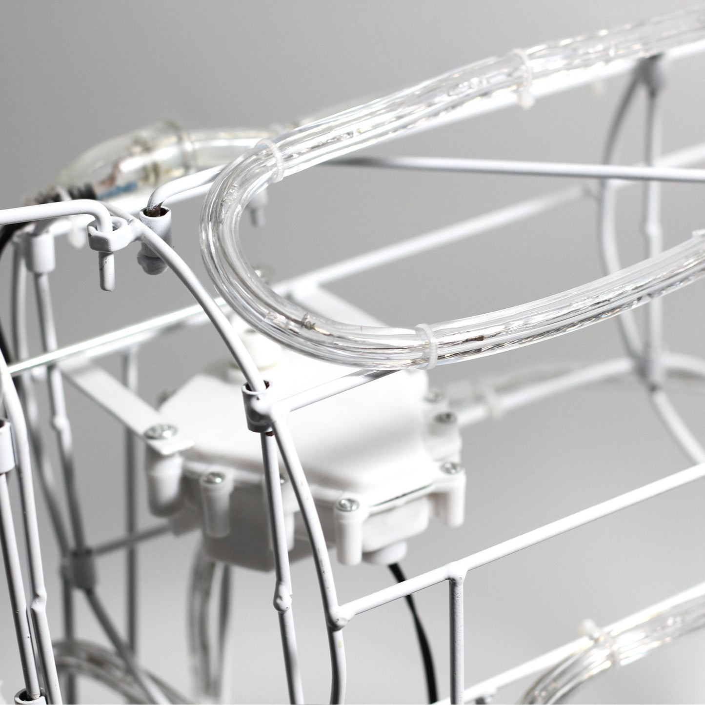 3d Illuminated LED Reindeer Family With Motor | Three Colour Options