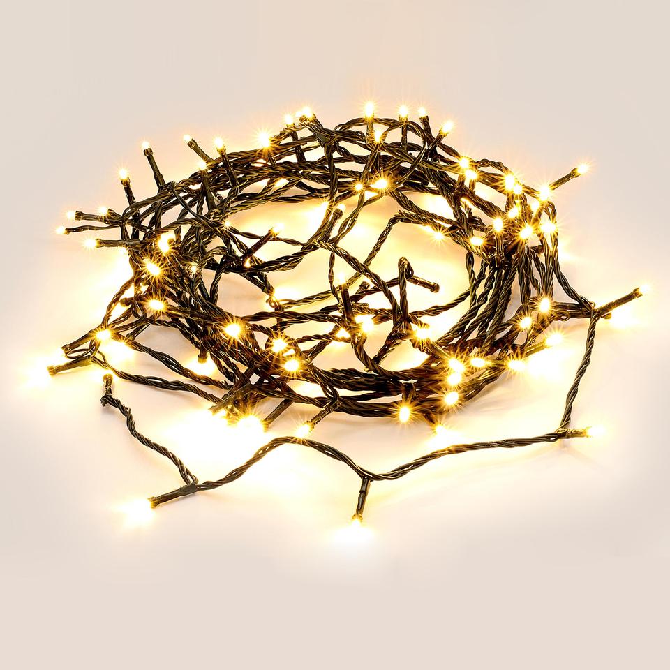 100 LED Fairy Light Chain - Plug In - 3 Colour Options